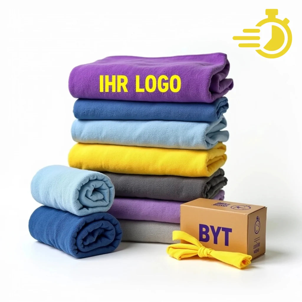 Express-Handtücher mit individuellem Druck